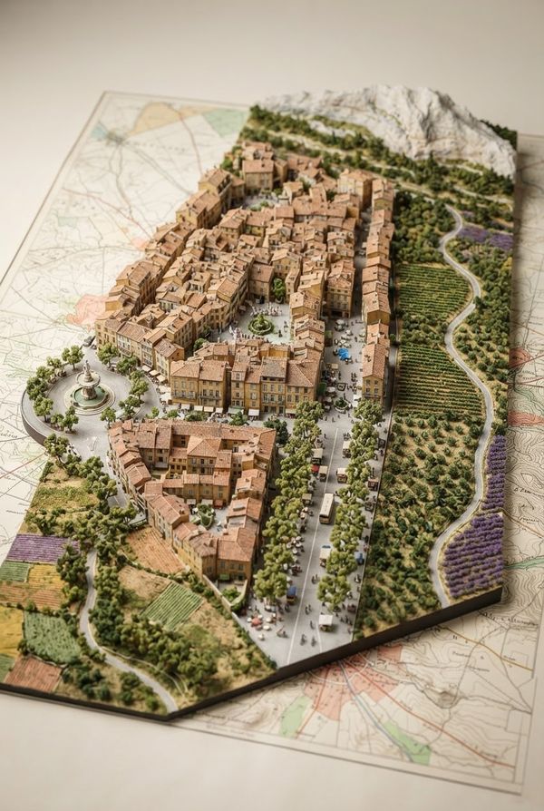 Diorama de Aix-en-Provence