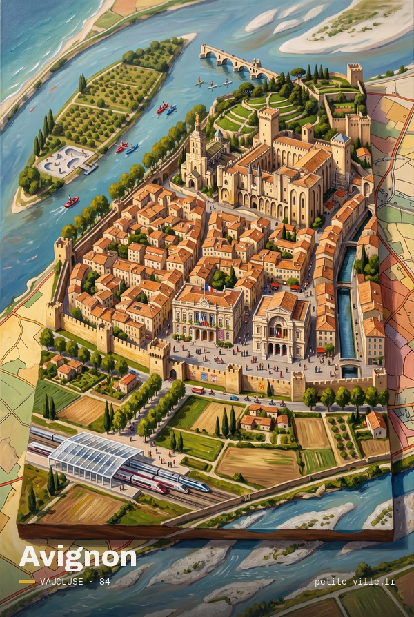 Aperçu de Avignon, PV-84-38, avec le design choisi