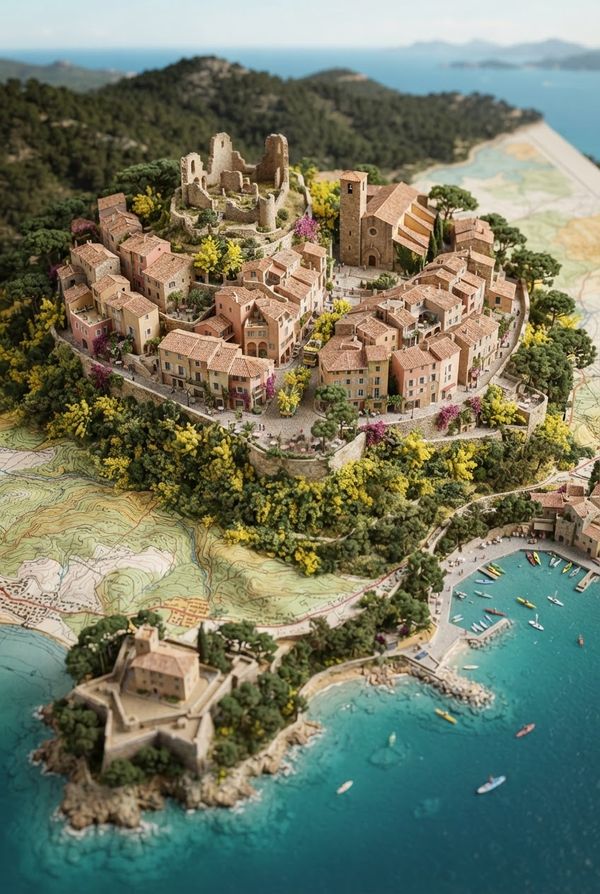 Diorama de Bormes-les-Mimosas, PV-83-93