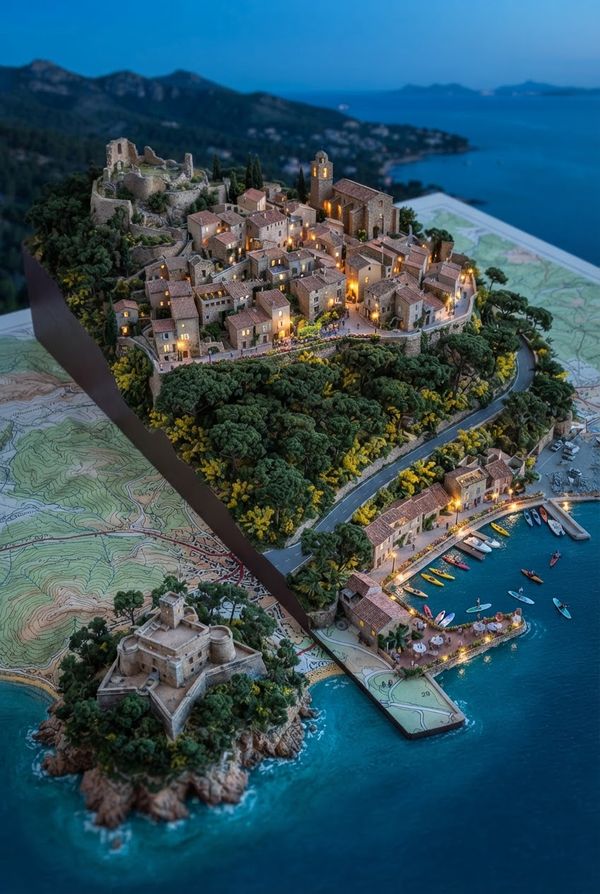 Diorama de Bormes-les-Mimosas, PV-83-95
