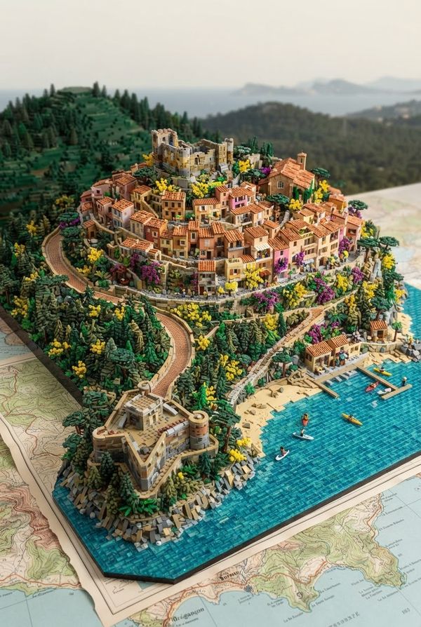 Diorama de Bormes-les-Mimosas, PV-83-96