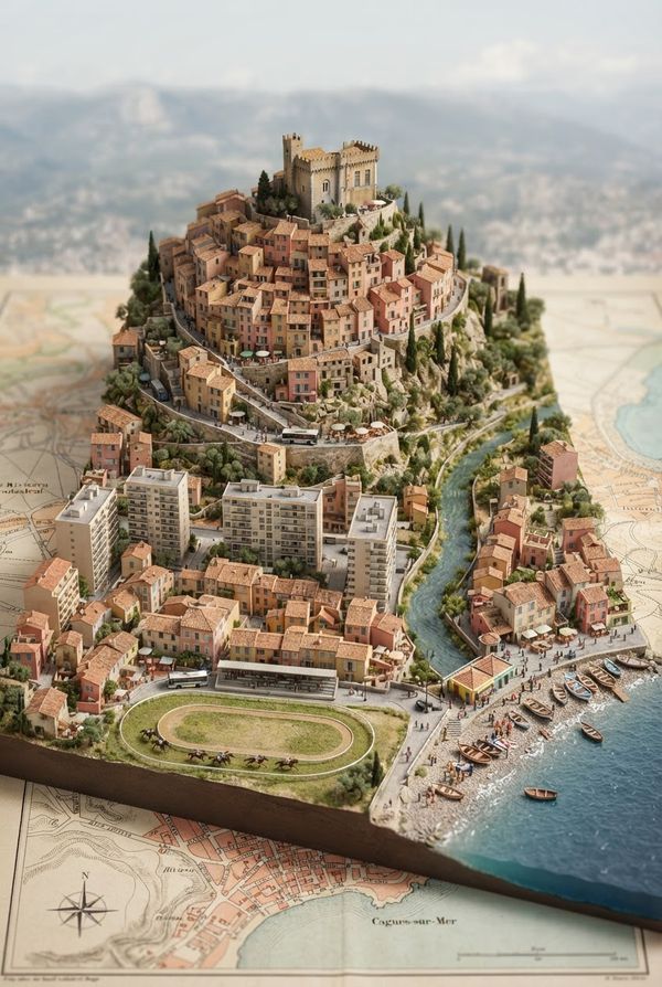 Diorama de Cagnes-sur-Mer
