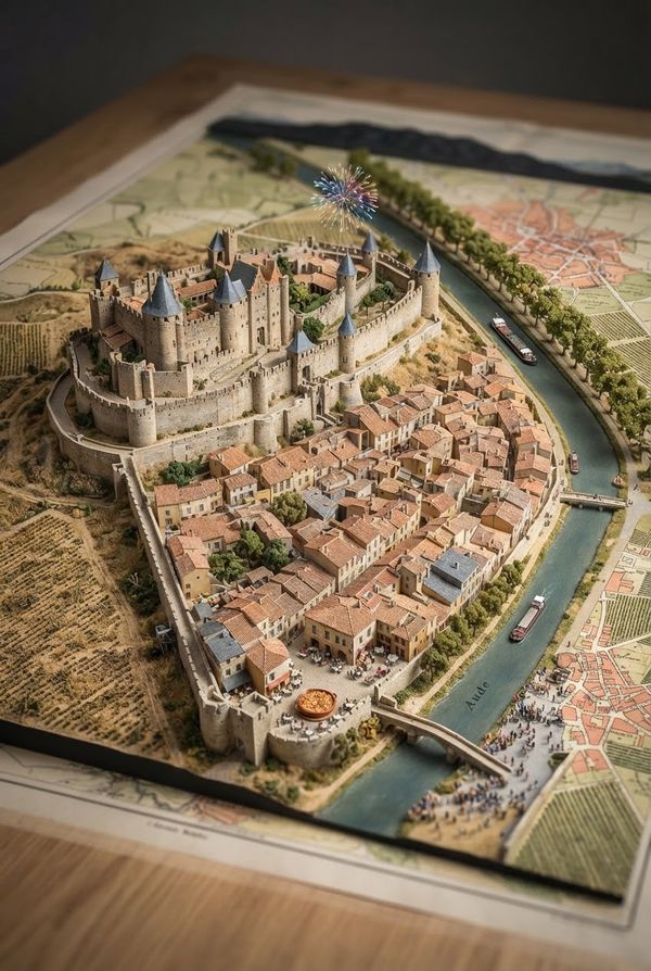 Diorama de Carcassonne
