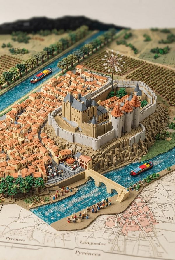 Diorama de Carcassonne, PV-11-07