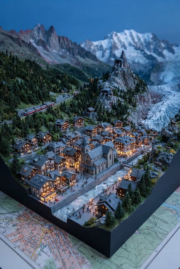 Diorama de Chamonix-Mont-Blanc, PV-74-14