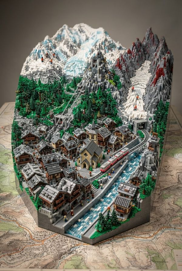 Diorama de Chamonix-Mont-Blanc, PV-74-15