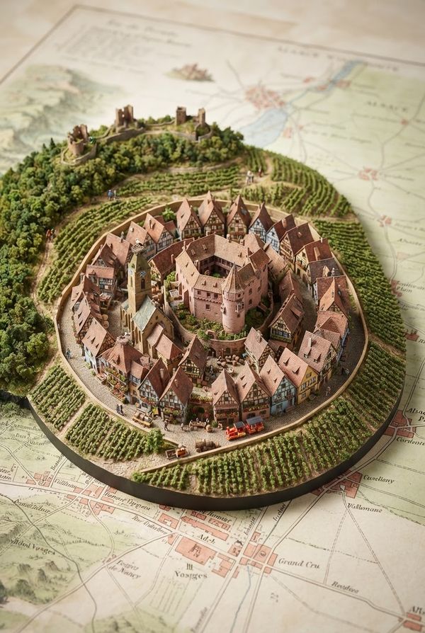 Diorama de Eguisheim