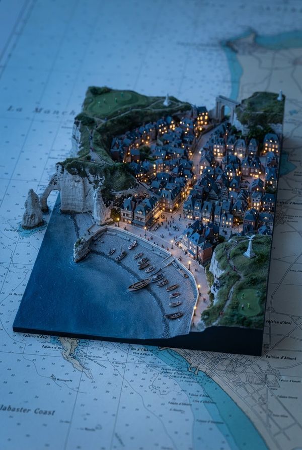 Diorama de Étretat