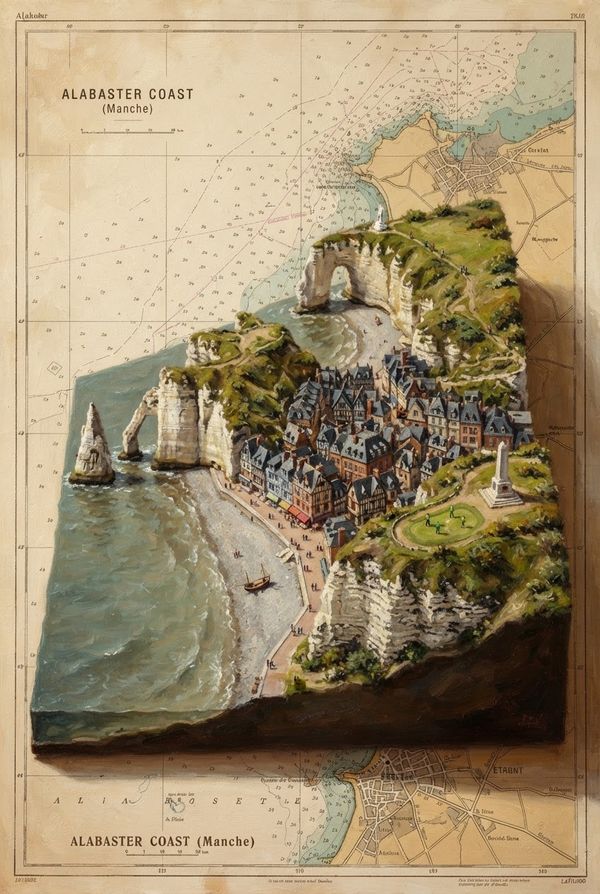 Diorama de Étretat, PV-76-07