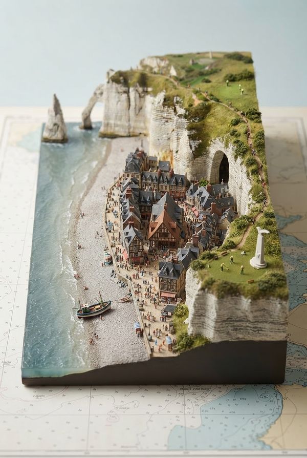 Diorama de Étretat, PV-76-19