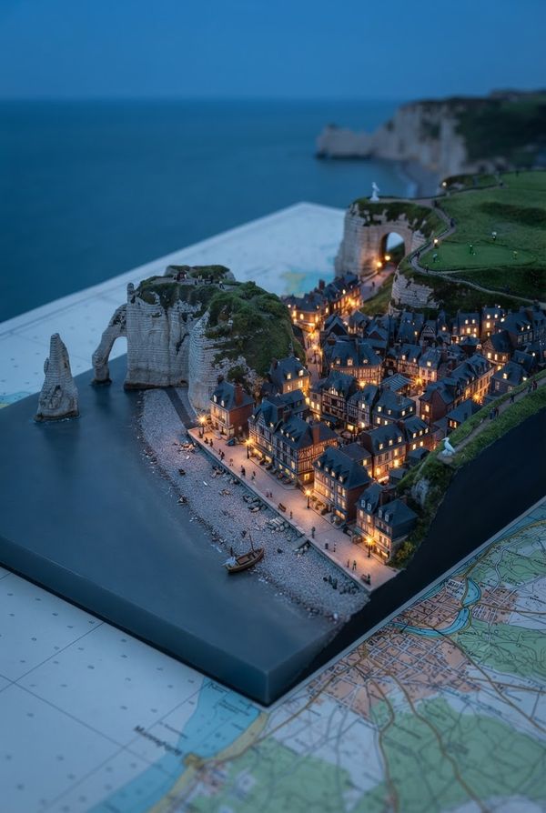 Diorama de Étretat, PV-76-21