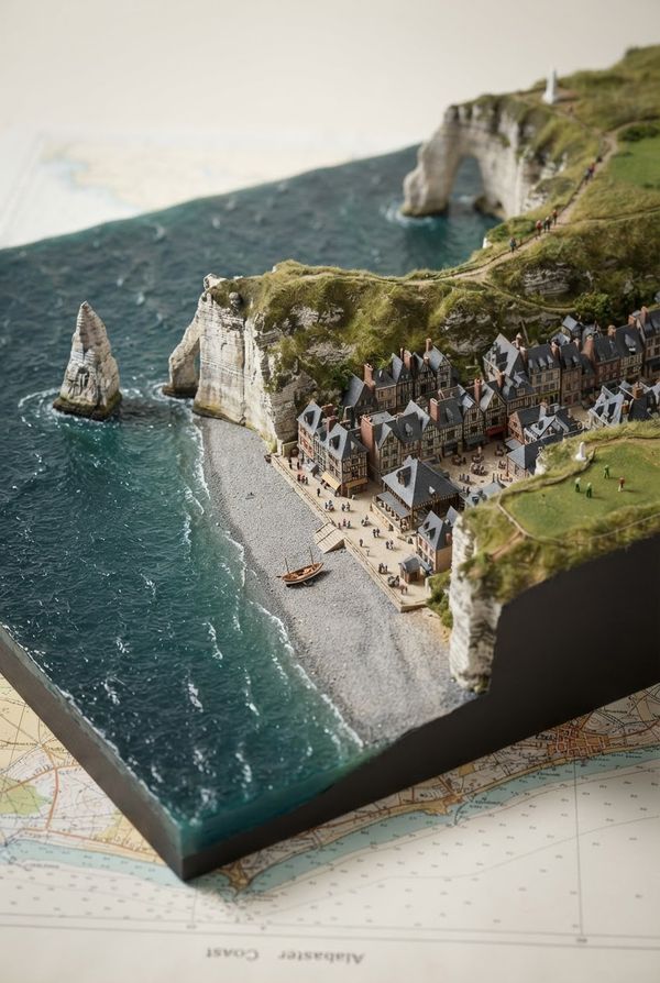 Diorama de Étretat, PV-76-22