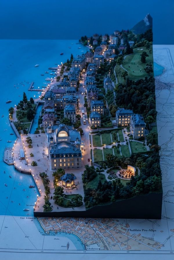 Diorama de Évian-les-Bains, PV-74-19