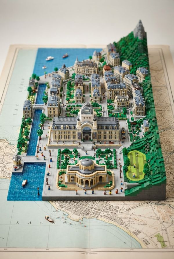 Diorama de Évian-les-Bains, PV-74-20
