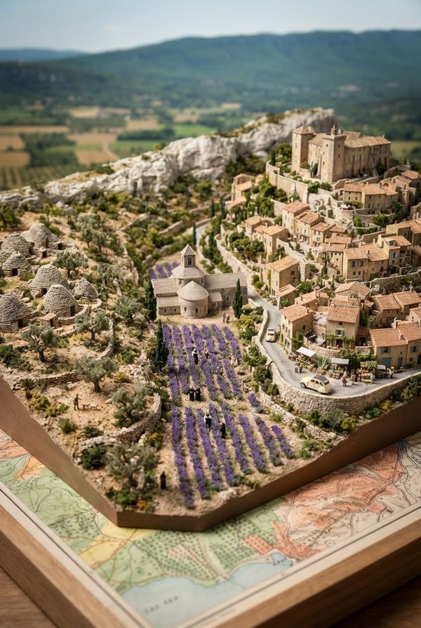 Diorama de Gordes