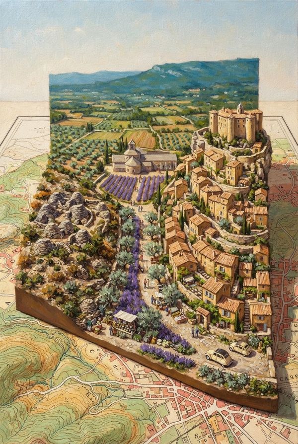 Diorama de Gordes, PV-84-08
