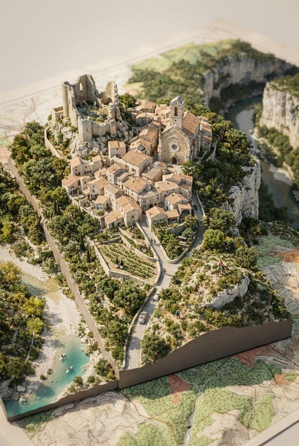 Lagorce en miniature