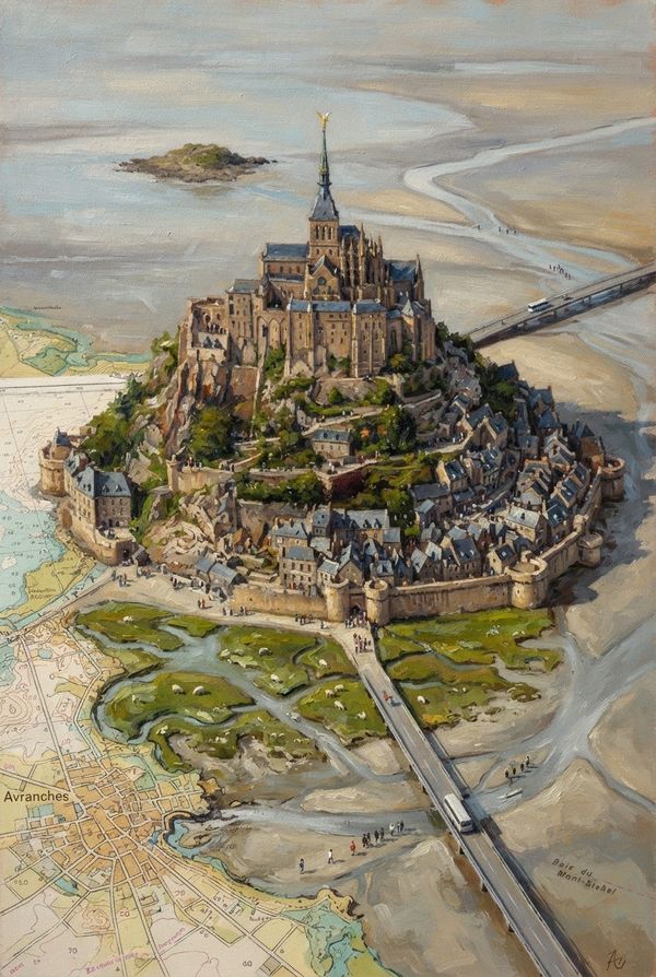 Diorama de Le Mont-Saint-Michel, PV-50-08