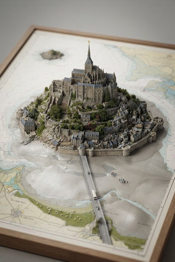 Diorama de Le Mont-Saint-Michel, PV-50-14