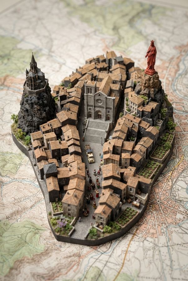 Diorama de Le Puy-en-Velay