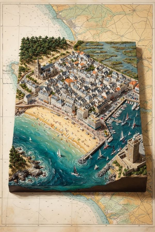 Diorama de Les Sables-d'Olonne, PV-85-05
