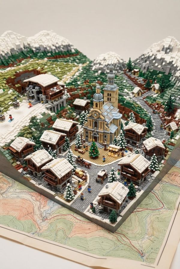 Diorama de Megève, PV-74-25