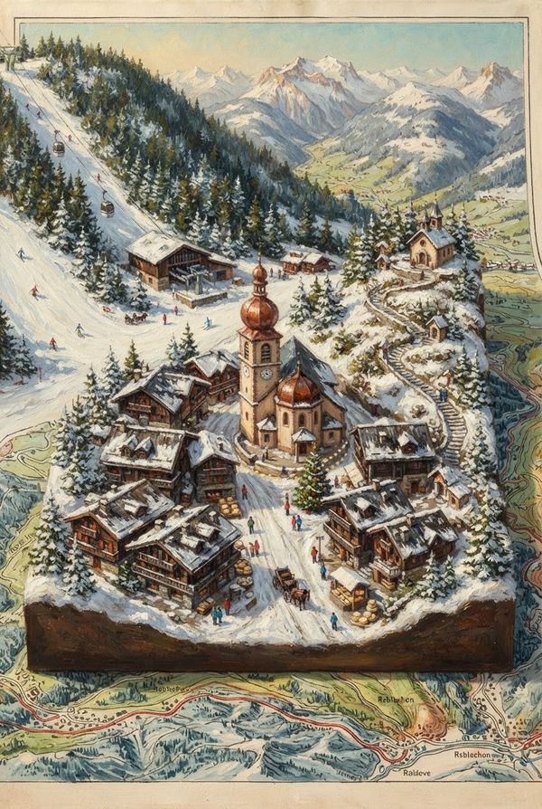 Diorama de Megève, PV-74-26