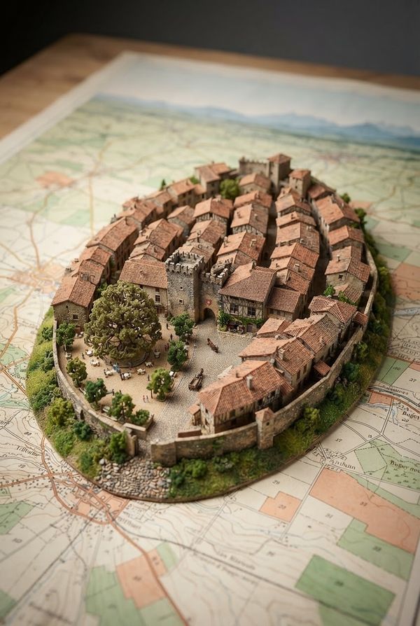 Diorama de Pérouges