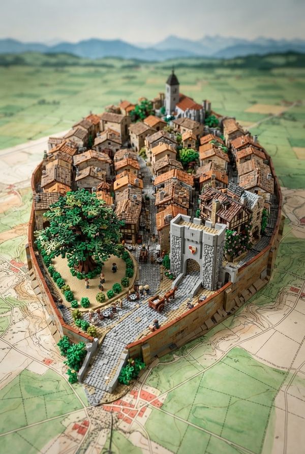 Diorama de Pérouges, PV-01-07