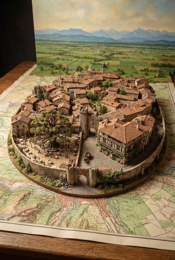 Diorama de Pérouges, PV-01-08