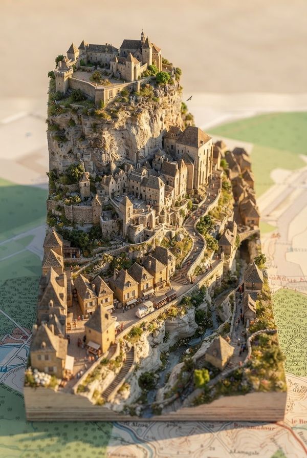 Diorama de Rocamadour, PV-46-05