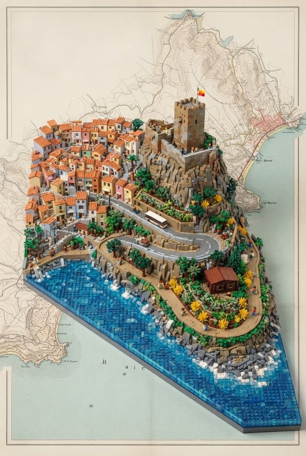 Diorama de Roquebrune-Cap-Martin, PV-06-81