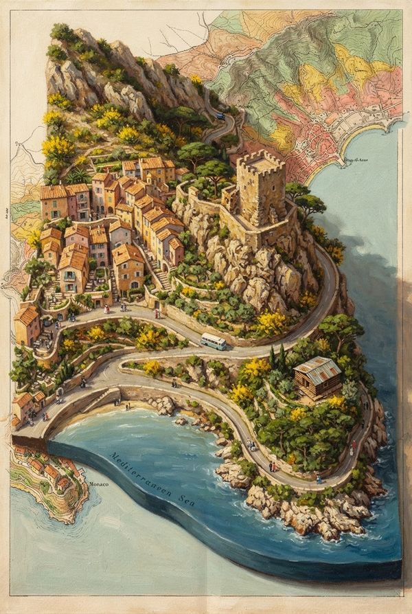 Diorama de Roquebrune-Cap-Martin, PV-06-82