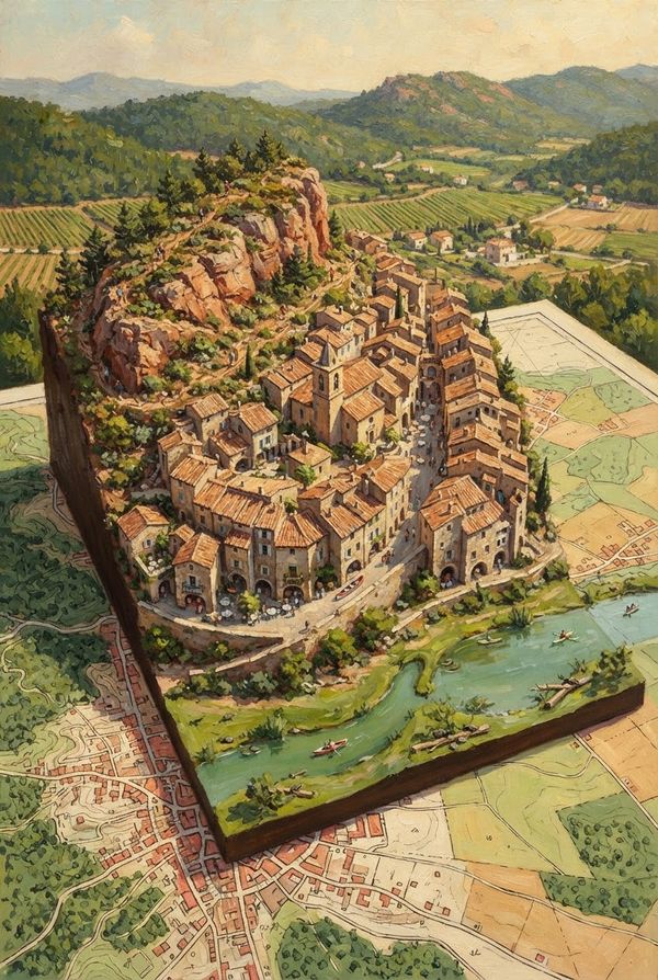 Diorama de Roquebrune-sur-Argens, PV-83-67