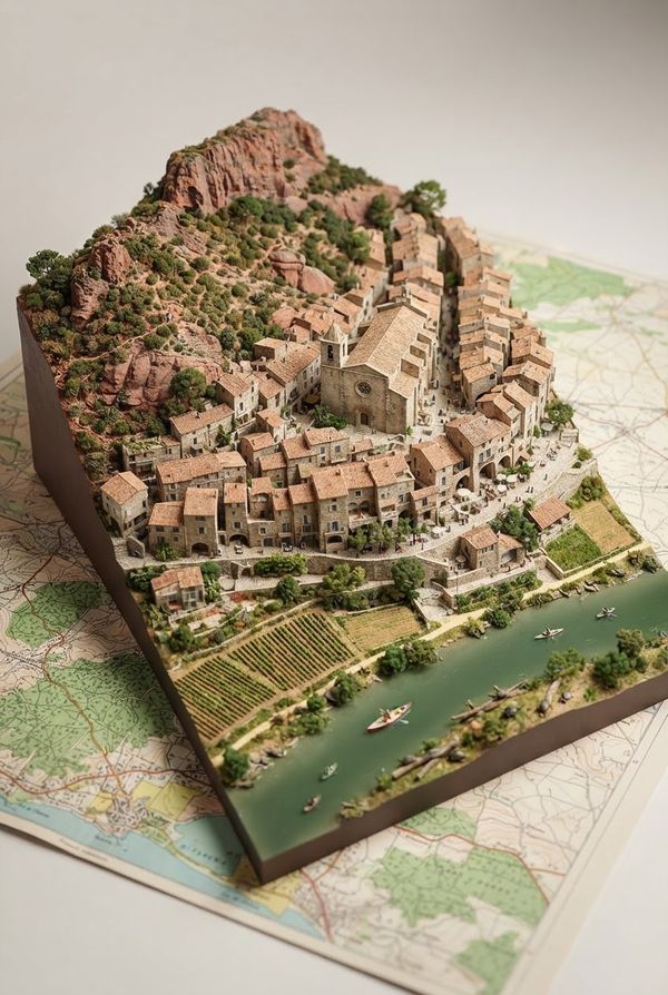 Diorama de Roquebrune-sur-Argens, PV-83-98