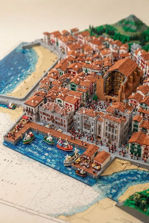 Diorama de Saint-Jean-de-Luz, PV-64-15