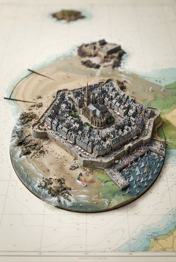 Diorama de Saint-Malo