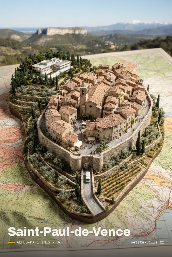 Aperçu du tirage de Saint-Paul-de-Vence, PV-06-88