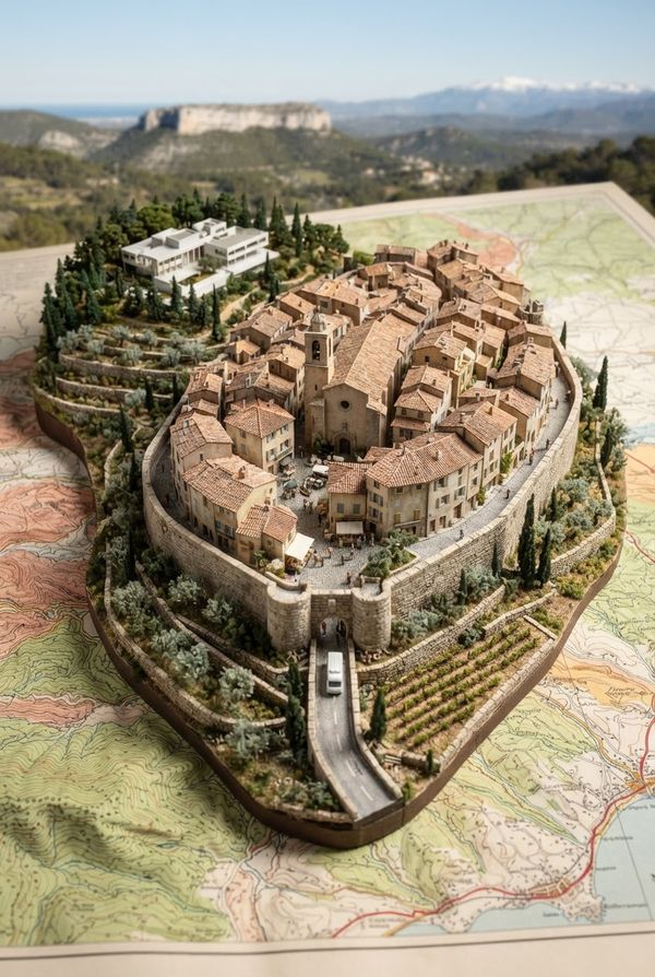 Diorama de Saint-Paul-de-Vence