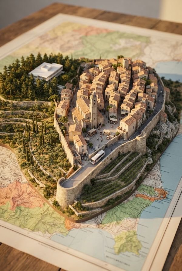 Diorama de Saint-Paul-de-Vence, PV-06-89