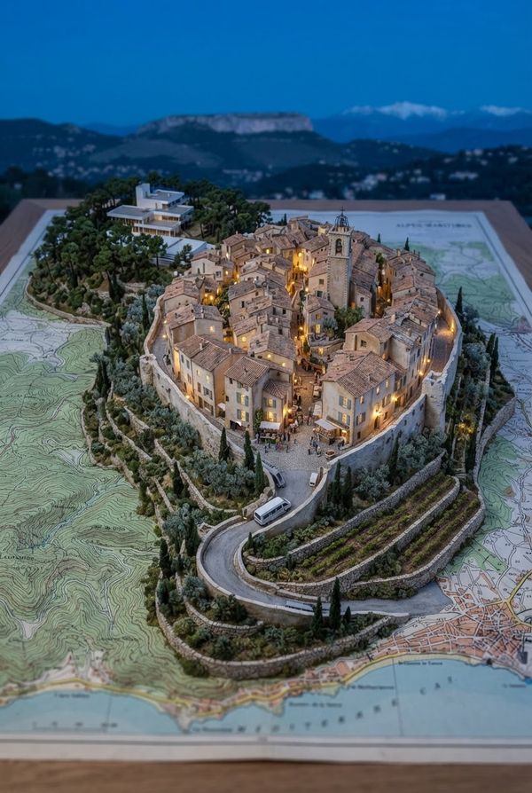Diorama de Saint-Paul-de-Vence, PV-06-90