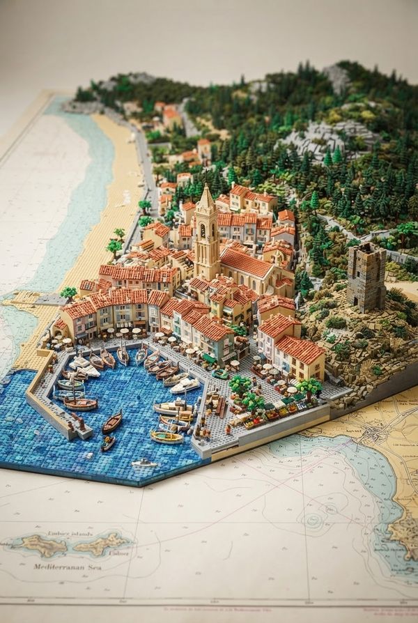 Diorama de Sanary-sur-Mer, PV-83-86