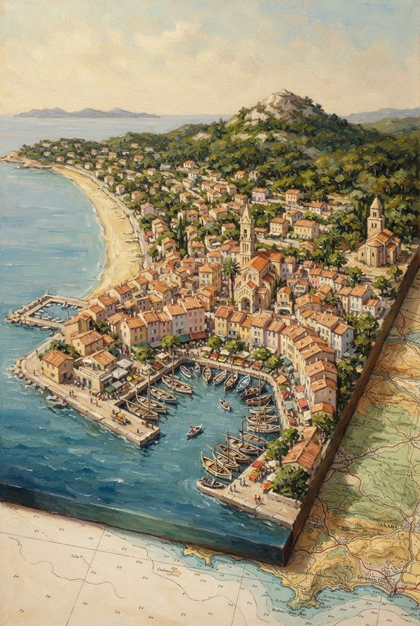 Diorama de Sanary-sur-Mer, PV-83-87