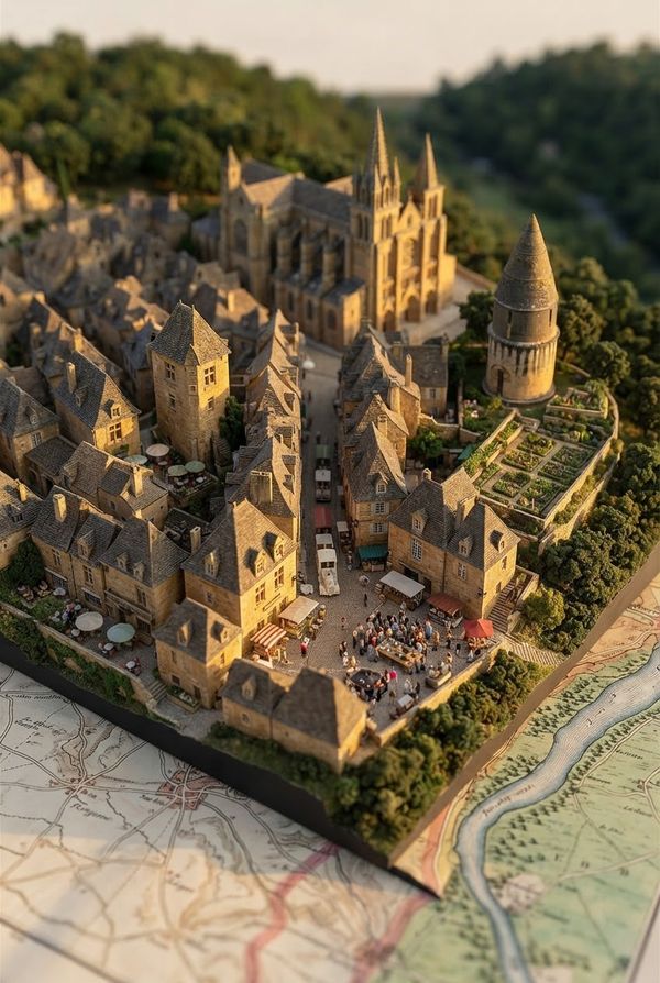 Diorama de Sarlat-la-Canéda, PV-24-05