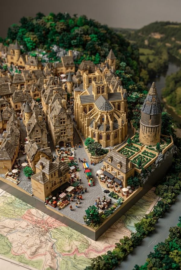 Diorama de Sarlat-la-Canéda, PV-24-07