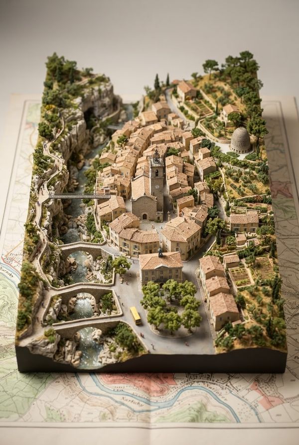 Trans-en-Provence en miniature